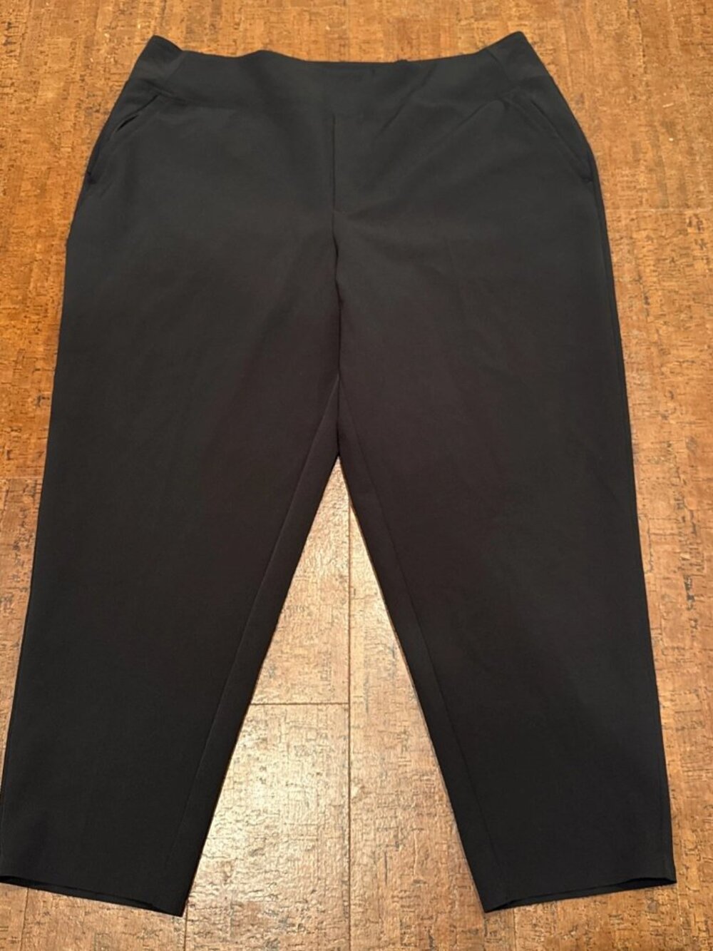 Athleta Women’s 18 Black Endless High Rise Straight Pants Pull On